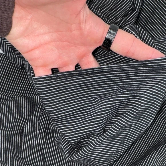 UEC Marine Layer Lola Cocoon Dress Gray Stripe Size S - Picture 6 of 10